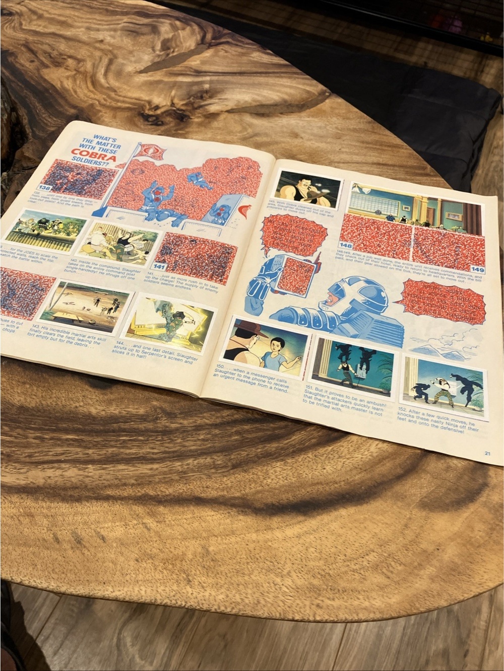 1986 Hasbro G.I. Joe Sticker Collector's Album W/Decoder ( Incomplete) - Picture 15 of 16